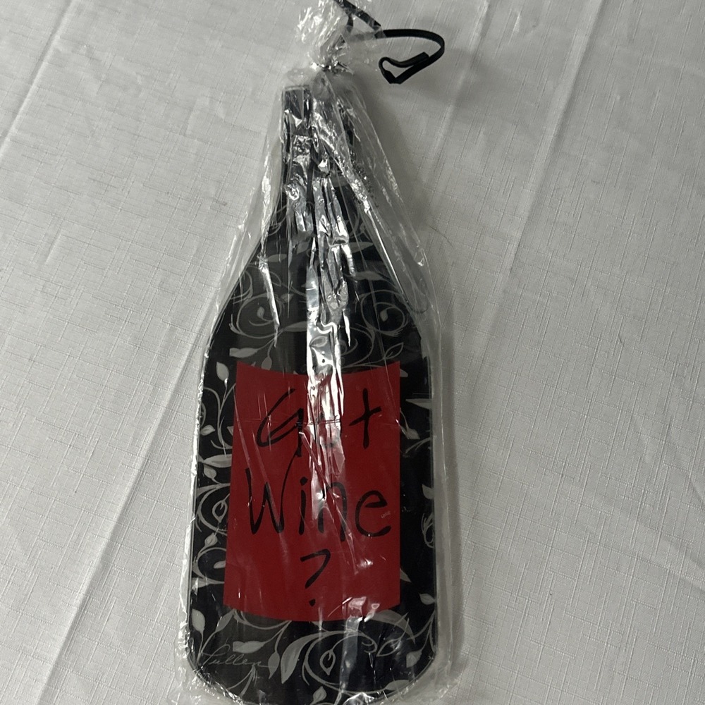 Wine‎ bottle shaped cheese board with spreader charcuterie girls night Novelty